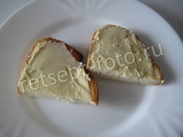 Бутерброды с икрой трески и огурцом