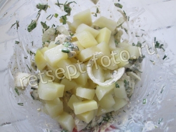 Бутерброды с картошкой и курицей