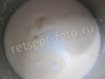 Быстрый пирог с яблоками без масла