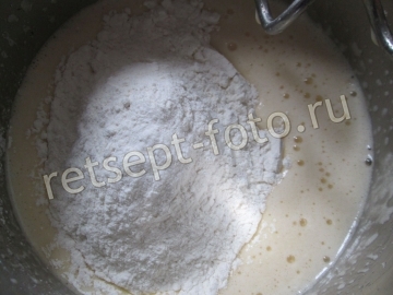 Быстрый пирог с яблоками без масла