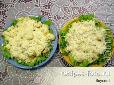 Салат "Цезарь" с курицей