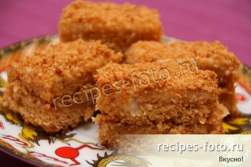 Торт "Медовик" классический