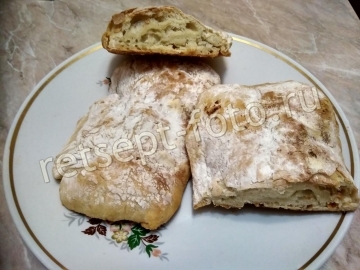 Чиабатта в духовке