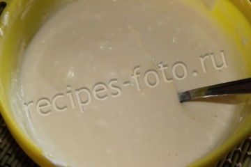 Чизкейк из творога с брусникой и сгущенкой