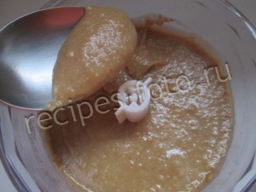 Десерт из яблок и печенья