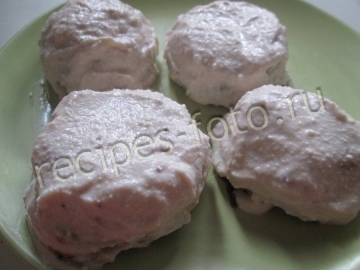Десерт из яблок и творога