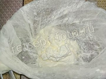 Десерт из кефира с апельсином