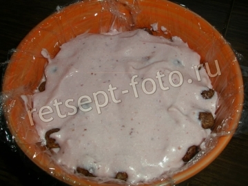 Десерт из творога клубники и желатина