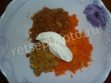 Детский салат из моркови и яблок для ребенка 1,5 года