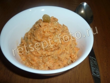 Детский салат из моркови и яблок для ребенка 1,5 года
