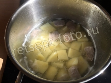 Детское пюре из свинины с картошкой детям от 1 года