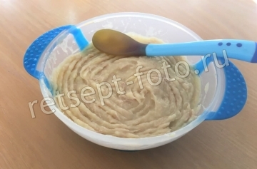 Детское пюре из свинины с картошкой детям от 1 года