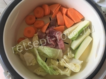 Детское пюре из свинины с овощами ребенку от 1 года