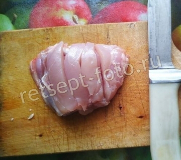 Курица со смородиной