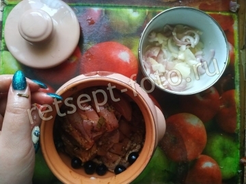 Курица со смородиной