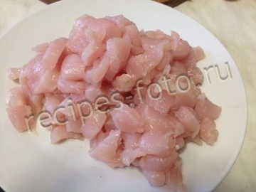 Диетическая запеканка из овощей и курицы в духовке