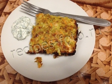 Диетическая запеканка из овощей и курицы в духовке