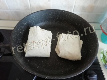 Диетические конвертики из лаваша с тунцом