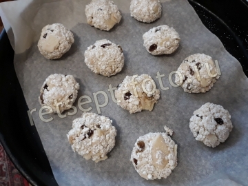 Диетические сырники с овсяной мукой с яблоками в духовке