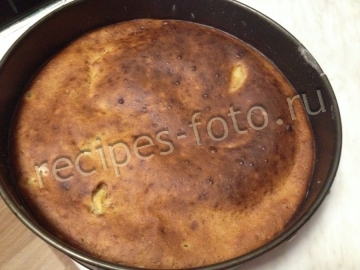 Диетический овсяный пирог с яблоками