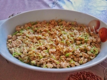 Диетический пастуший пирог (картофельная запеканка с курицей)