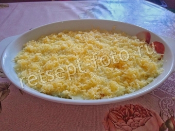 Диетический пастуший пирог (картофельная запеканка с курицей)