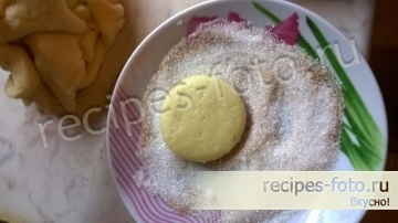 Домашнее песочное печенье с творогом