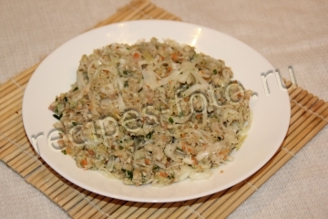 Домашние пельмени с капустой и мясом
