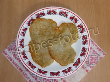 Драники из картофеля без яиц и лука