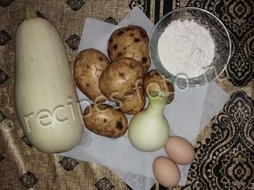 Драники с картошкой и кабачками