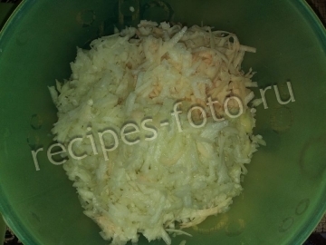 Драники с картошкой и кабачками