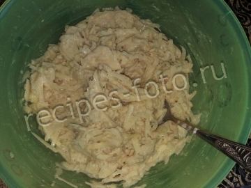 Драники с картошкой и кабачками