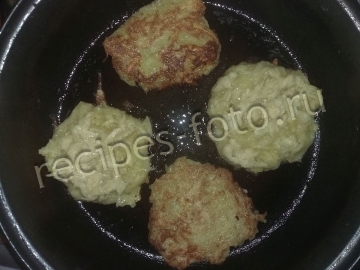 Драники с картошкой и кабачками