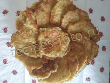 Драники с картошкой и кабачками