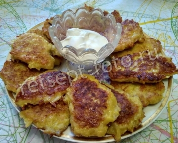 Драники с сыром