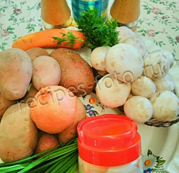Драники в горшочке с грибами и сметаной