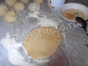 Дрожжевые булочки с сахаром на воде