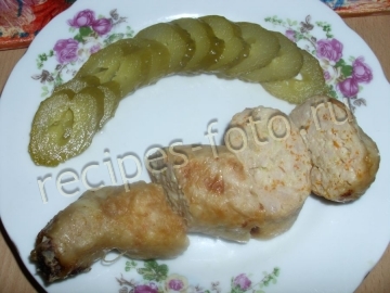 Фаршированные куриные ножки сыром без грибов