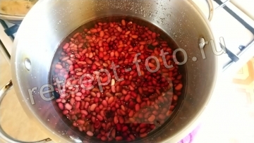 Фасоль с овощами и сыром
