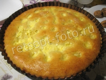 Французский сахарный пирог Tarte au sucre