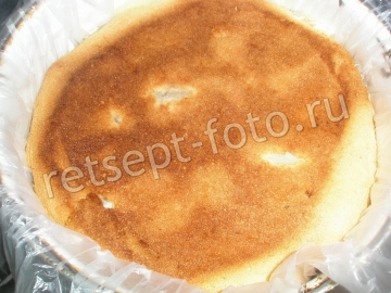 Фруктовый торт с яблоками и дыней
