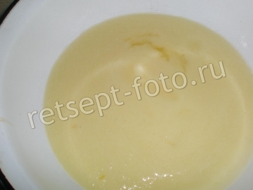 Фруктовый торт с яблоками и дыней