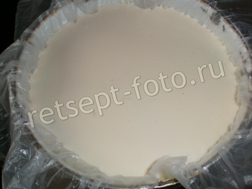 Фруктовый торт с яблоками и дыней