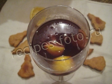 Глинтвейн с медом и лимоном