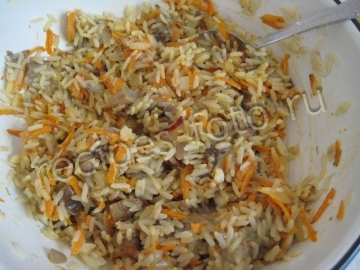 Голубцы с грибами и рисом