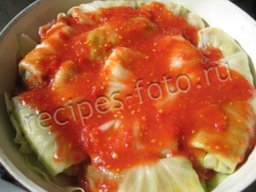 Голубцы с грибами и рисом