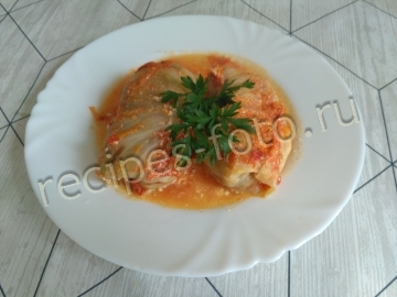 Голубцы с грибами и рисом