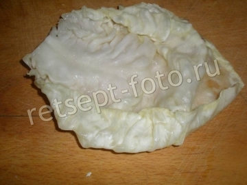 Голубцы с сырой картошкой и грибами