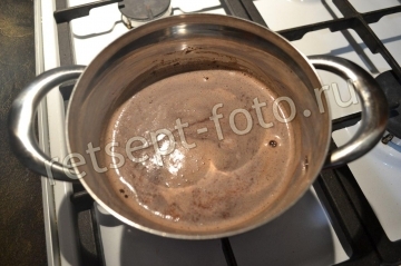 Горячий густой шоколад с крахмалом
