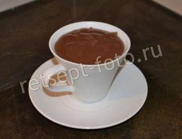 Горячий густой шоколад с крахмалом